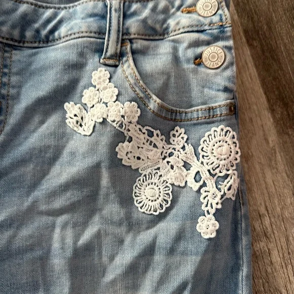 New! Justice Girls Denim Overalls Size 16 Regular NWT - Picture 4 of 8